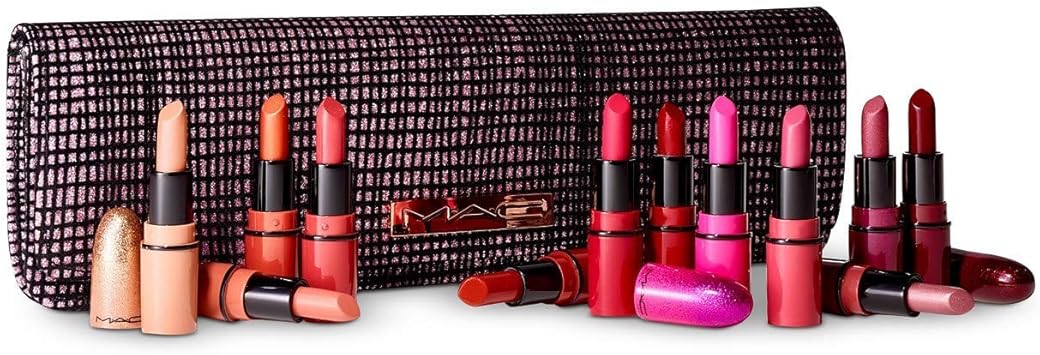 mac mini lipstick set of 12