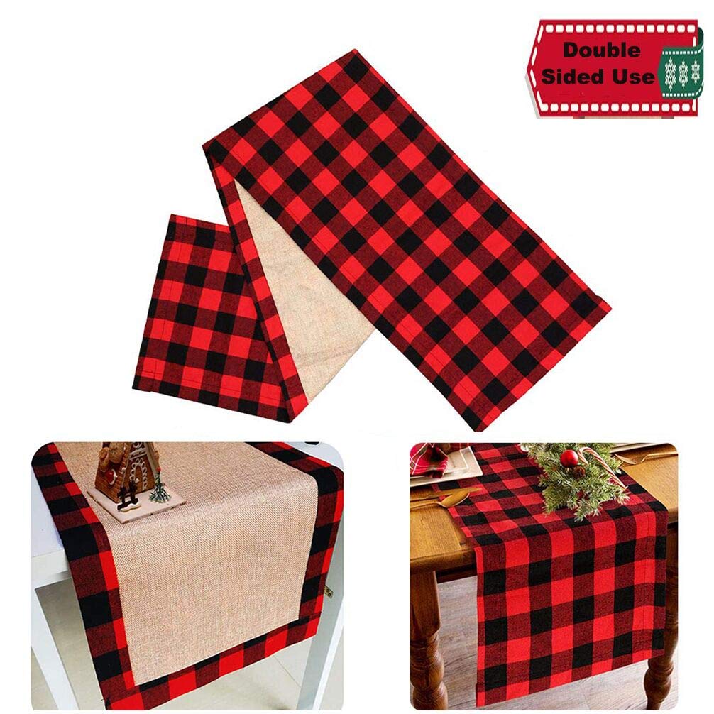 Best red and black small table runner