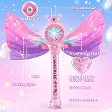 Britik Bubble Wands Kids Light Music Bubble Machine 3 8 Princess Design view 6