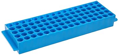 neoLab 2-2564 Top-Rack für 80 Reaktionsgefäße, 1,5 mL, Blau