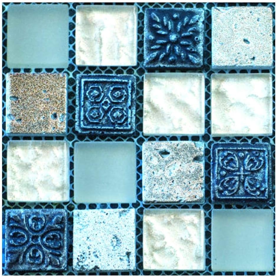 Prosperveil 20PCS Mosaic Wall Tile Transfers Stickers Self Adhesive