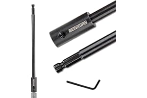 GEINXURN Tools Hole Saw Extension Chuck, 10-Inch x 3/8-Inch Hex Shank Reducing Locking Impact Extension