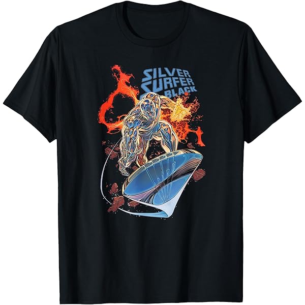 00's Silver Surfer Chrome llic Tシャツ 楽天市場】00s マーベルコミックス シルバーサーファー クルー