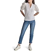 DKNY Womens V-Neck Short Sleeve Trendy Warm Weather