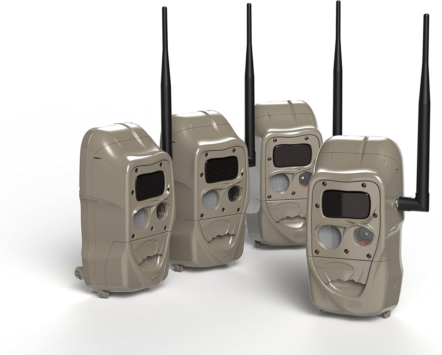 CuddeLink Black Flash (4 Pack) , Tan, 3 x 3 x 7 inches