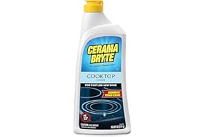 Cerama Bryte Removes Tough Stains Cooktop and Stove Top Cleaner for Glass - Ceramic Surfaces, 18 Ounces, 1 Pack