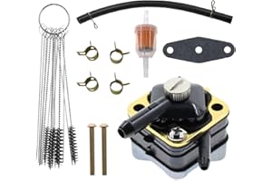 BTNFVDJQ 18-7350 Fuel Pump with Fuel Line and Filters For Johnson Evinrude Outboard 3-25 HP 18-7350 377927 388685