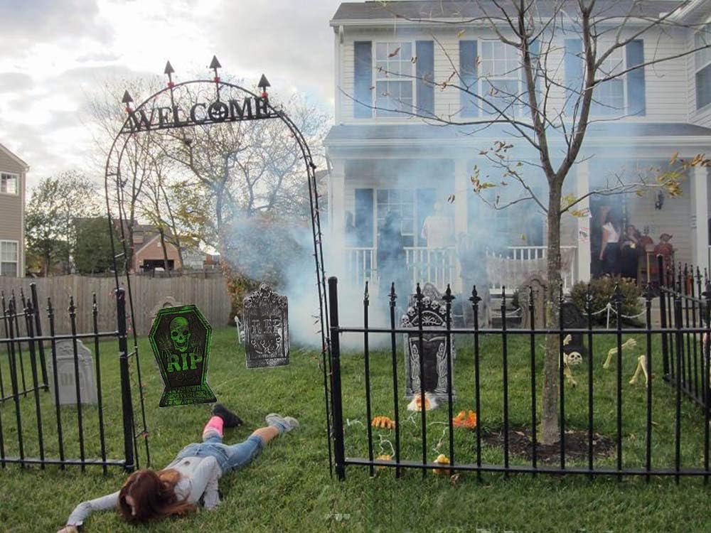 Halloween Decorations Graveyard Tombstones (6 Pack) Headstone Decorations 15" for Halloween Yard Decorations: Toys & Games