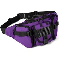 Amazon.com: Tuxapo Fanny Pack for Women Purple Waist Bags  display picture 3