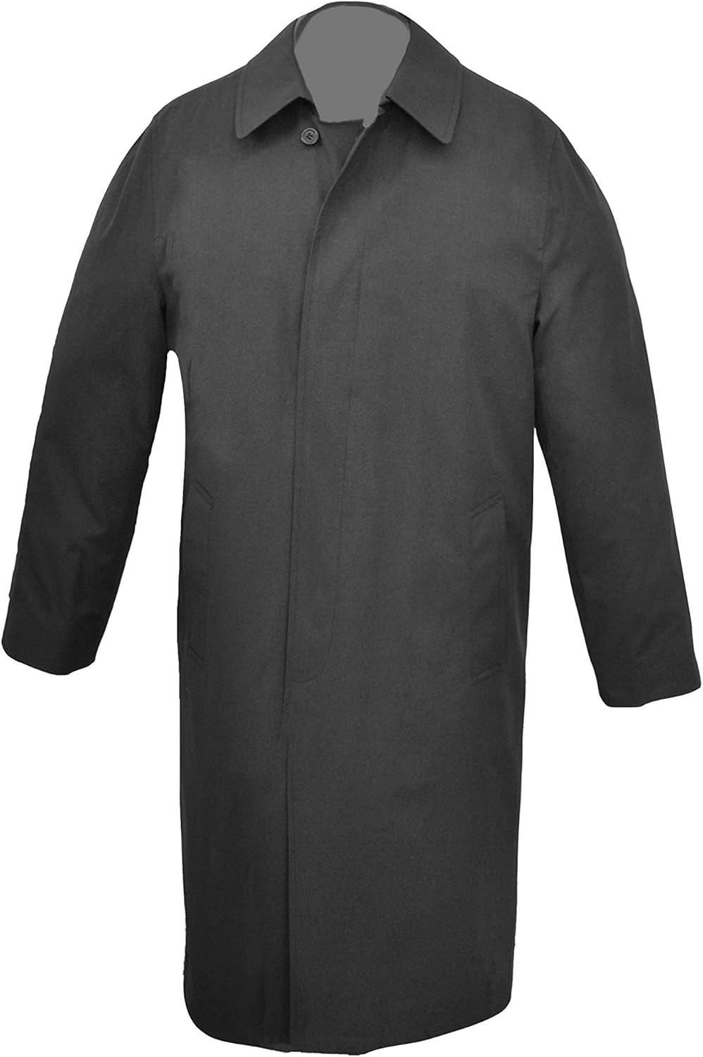 Newport Harbor Mens Black Rain Wear Long Trench Coat Style 760MT (54