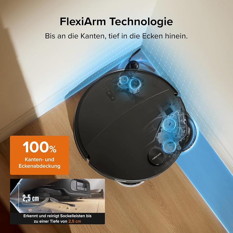 Qrevo Edge 2 Saugroboter mit Wischfunktion, 25.000Pa Saugkraft