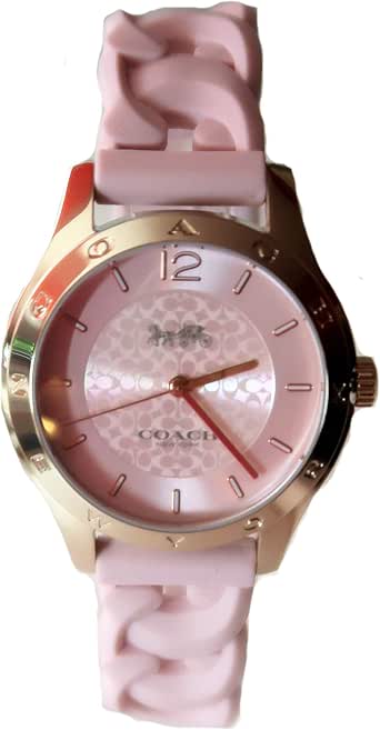 coach watch women's pink
