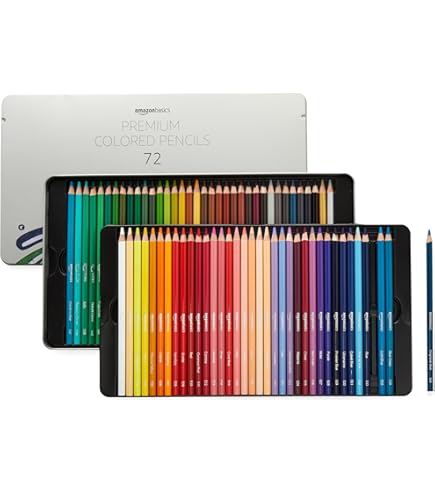 Amazon.com: Derwent 72 Pastel Pencil Metal Tin Set