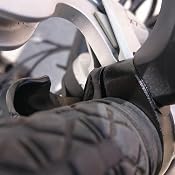 M-Wave Kettenschloss C 10.11 Für Fahrräder – Robust, Quadratischer Querschnitt, Mit Textilüberzug (10 Mm, 110 Cm, Schwarz)