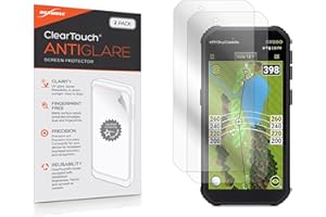 BoxWave Screen Protector Compatible with SkyCaddie SX550 - ClearTouch Anti-Glare (2-Pack), Anti-Fingerprint Matte Film Skin