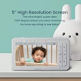 Babysense HD Video Baby Monitor with Night Light and Movement Monitor view 2