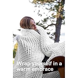 YnM Velvet Weighted Blanket, Handmade Chunky