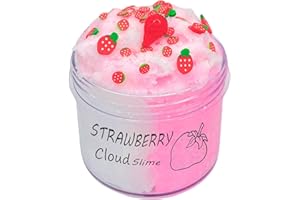 PTFVTN 2Color Cloud Slime,Non-Sticky and Super Soft Scented Slime,Birthday Gifts Party Favors for Girl and Boys,Stress Relief Toy.