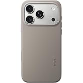MOFT for iPhone 17 Pro Case- MOVAS Snap Case, MagSafe Compatible, Soft-Touch Vegan Leather, Classic Minimalist Design, Lightweight, Stain-Resistant & Camera Protection, Taupe