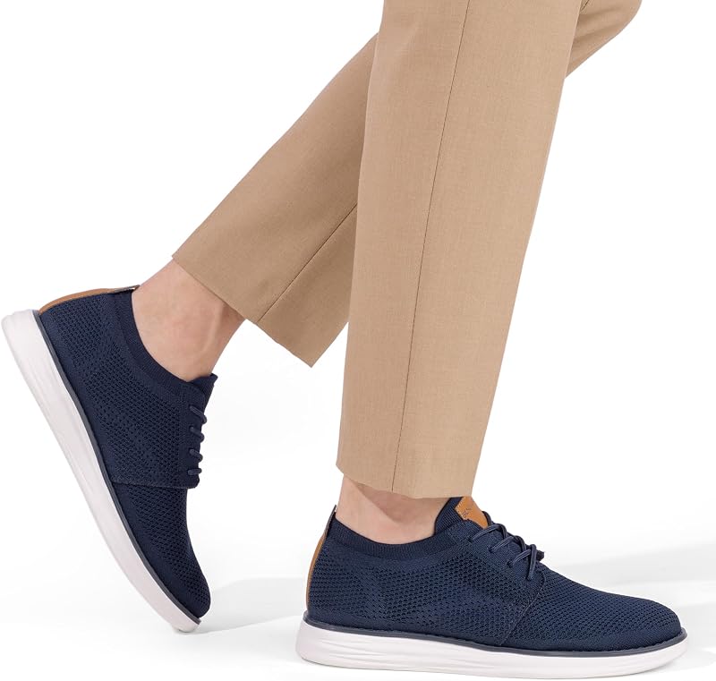 Sapatos de Vestir de Verão Masculinos com Atacadores, Azul, 40