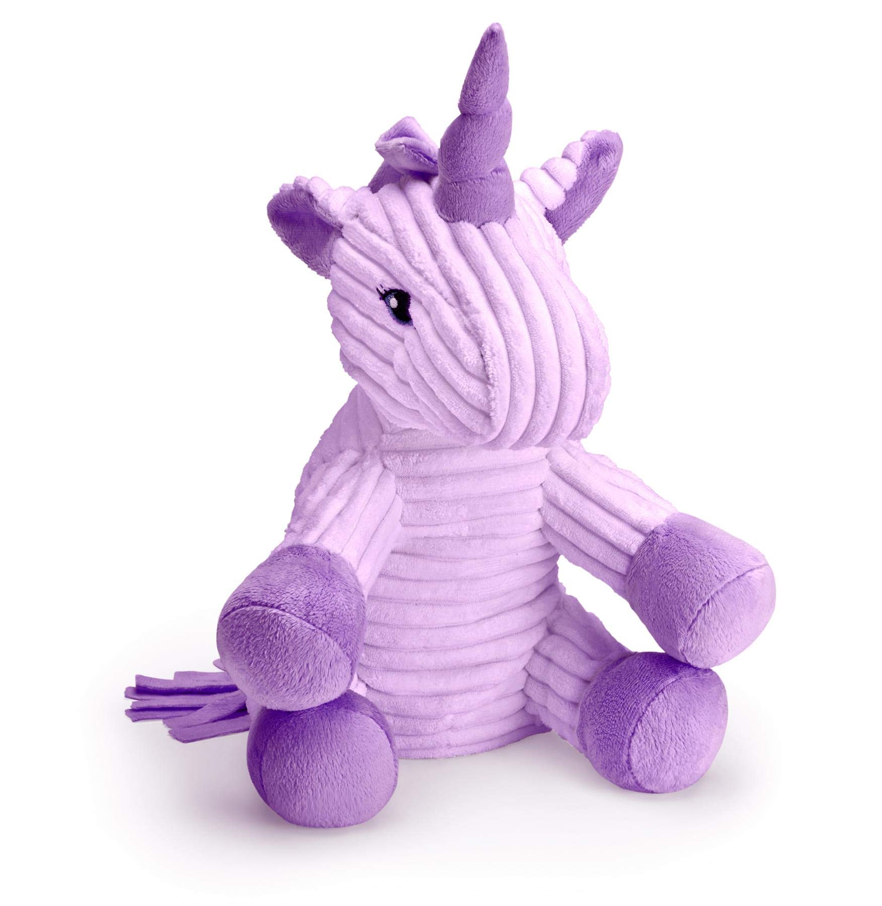 Mousehouse Gifts - Purple Unicorn Corduroy Teddy Bear, Plush Soft Toy for Girls and Unicorn Lovers
