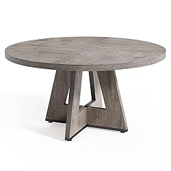 LITTLE TREE Round Dining Table for 4-6 People, 47