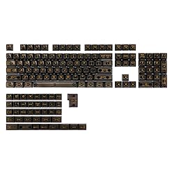 KiiBOOM Transparent PC Keycaps Set, 146 Keys