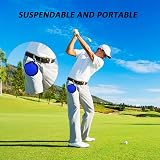 olyee 2 Pack Golf Ball Cleaner Pouch with Carabiner Red Blue view 5