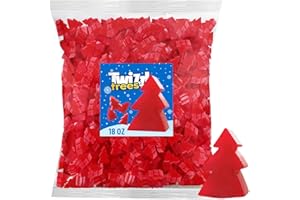 SWEETSIDE CANDY CO. Christmas Chewy Candy, 1.1lb Pack of Christmas Tree Candy Bulk, Perfect Cherry for Parties, Gift Bags or Classroom Celebrations, Ideal Holiday Candies Stocking Stuffers for Kids and Adults