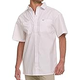 Wrangler Button Up Shirts for Men Big and Tall - Chambray Woven Short Sleeve Casual Shirt