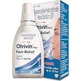 Otrivin Adult Nasal Spray Clears Blocked Noses Fast Long Lasting Moisturizing (Pack of 3)