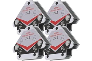 GUTI-MORE GUTIMORE 25LB Welding Magents, Pack of 4, Heavy Duty Angle Holding Magnet Holder
