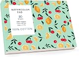 WSICSE Watercolour Paper Pad A4 300 GSM 30 Sheets Cold Press