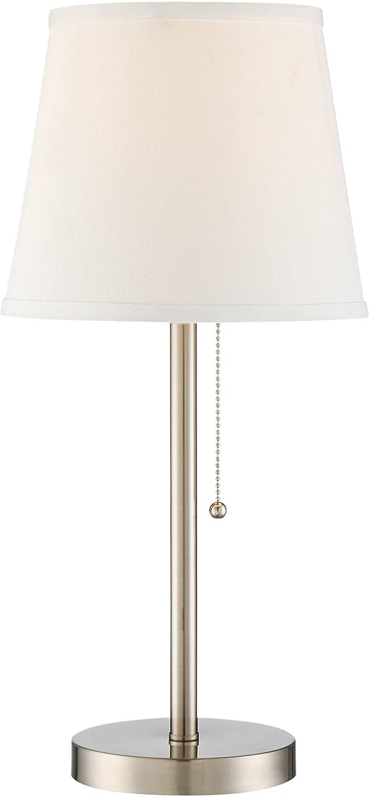 colby brushed nickel desk lamp with outlet and usb port