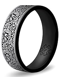 Knot Theory Queen of Lace Silicone Ring in Smooth