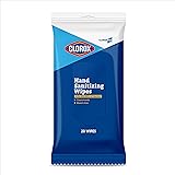 Clorox Pro Hand Wipes in Resealable Pouch, 20 Ct | Clorox Alcohol Free Wipes with BZK | Clorox Hand Wipes, Travel Hand Wipes,