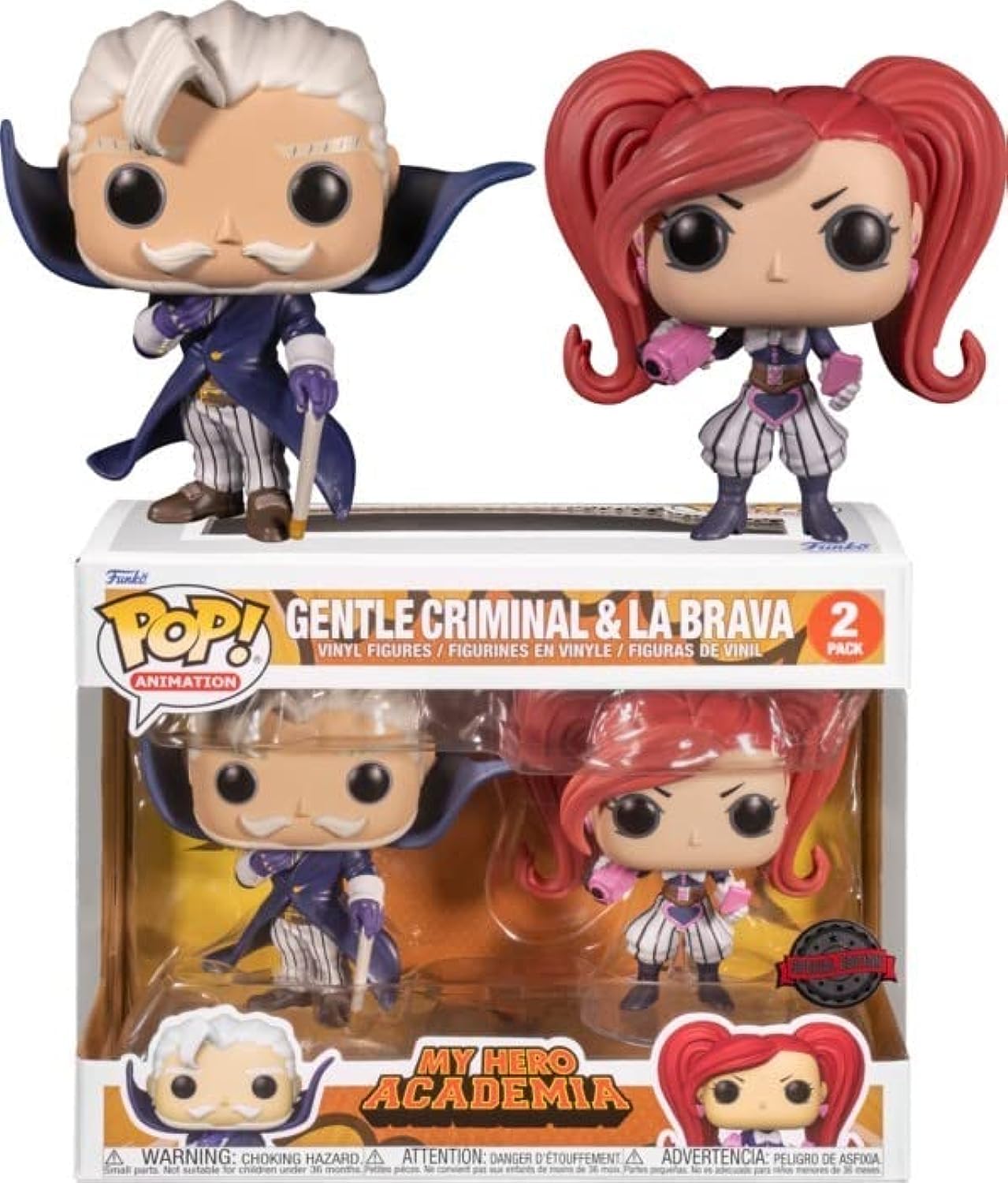 POP ! My Hero Academia - Gentle Criminal & La Brava 2 Pack
