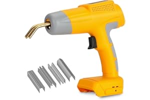 Cordless Plastic Welder for Dewalt 20V Battery, Hipoke 80W Plastic Welding, Hot Stapler, Hot Stapler Kit, Plastic Welder Gun, Welding Systems, Car Bumper Repiar Kit(Tool Only)