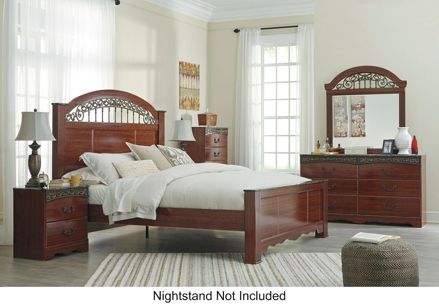 Amazon Com Fairbrooks Estate Queen Bedroom Set With Panel