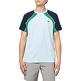 Lacoste Mens Ultra Dry Colorblock Tennis T-Shirt