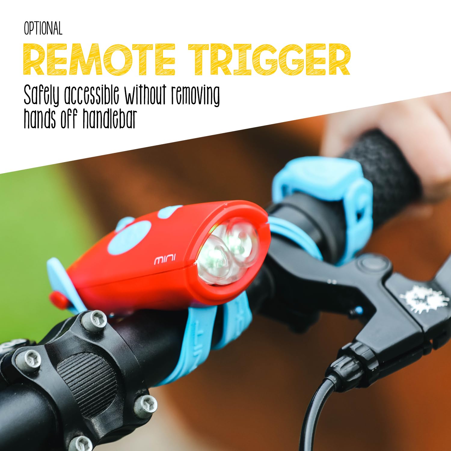 Hornit Mini Bike & Scooter Horn with Kids Headlight