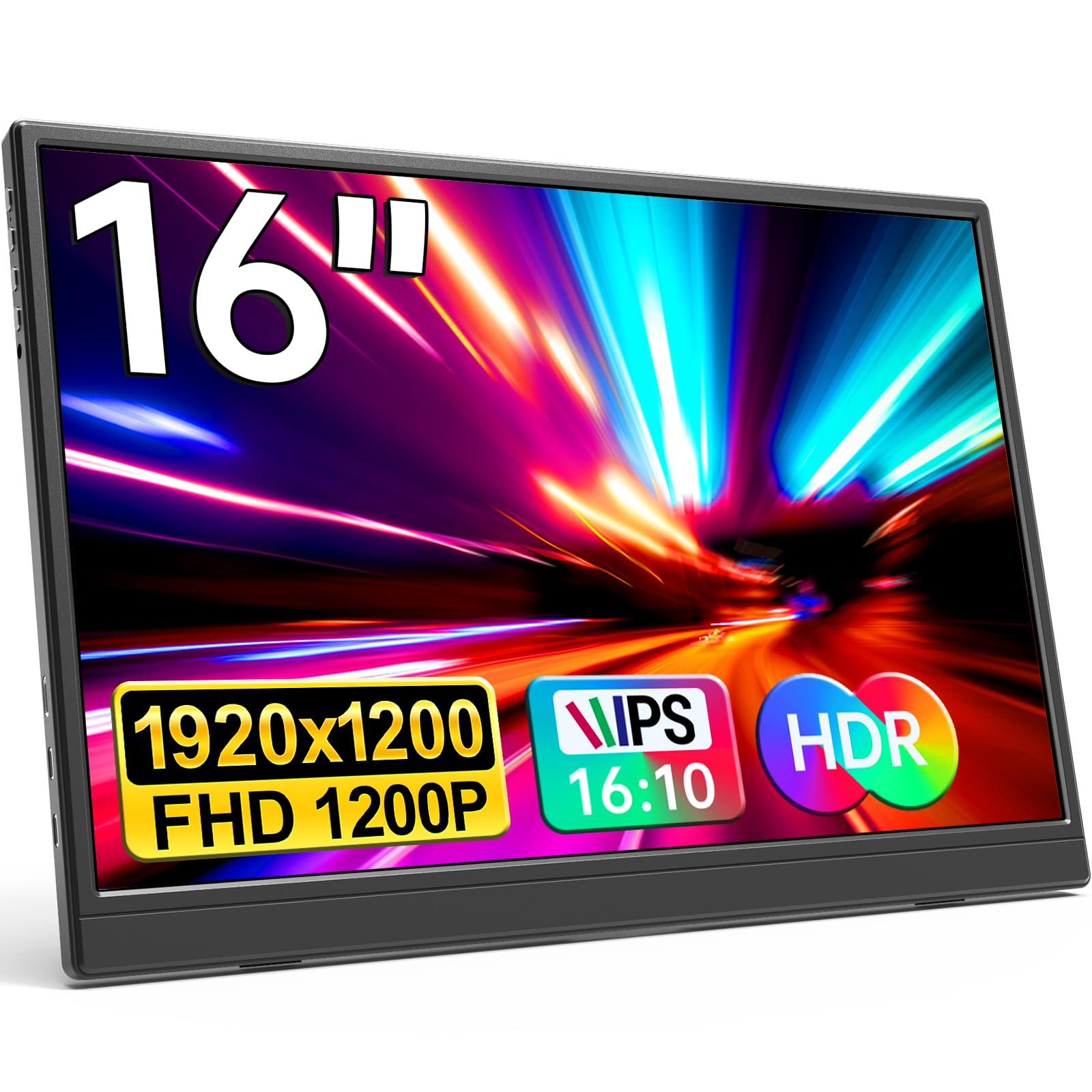 Photo 1 of ***MISSING PARTS***
YPI Portable Monitor 16.0inch FHD 1920 * 1200P USB C HDMI Ultra-Slim IPS Travel Display & Speakers, HDR Plug&Play, External Monitor for Laptop PC, Phone,Mac