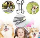 Gtwinsone 5pcs Zinc Alloy Double Ended Bolt Snap Hooks Swivel Trigger Clips view 5