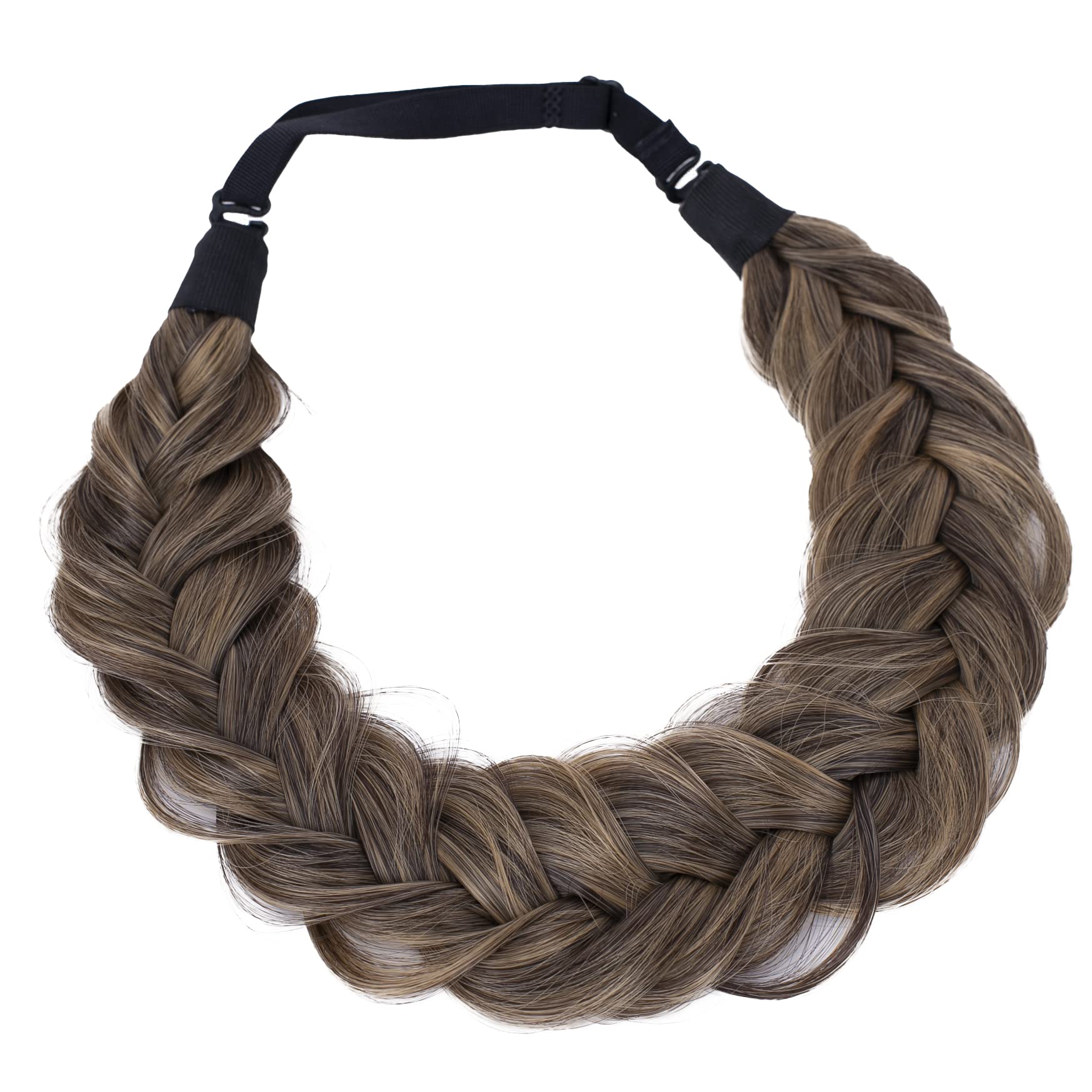 CAISHA Braided Hairpiece Hairband Headband Hair Accessories Light Brown Blonde Mix HZ205