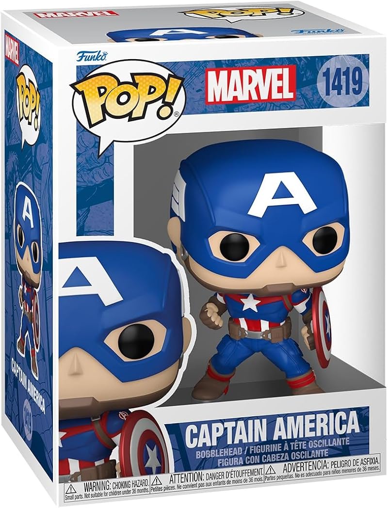 Funko Marvel Captain America New Classic Collectible Vinyl Figure
