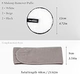 KEYRI 7 Pack Makeup Remover Pads Reusable Microfiber Facial Cloths 7 Pieces view 3