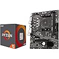INLAND AMD Ryzen 5 4500 Unlocked Desktop Processor with MSI A520M-A PRO Gaming Motherboard (AMD AM4, DDR4, PCIe 4.0, Micro-ATX),