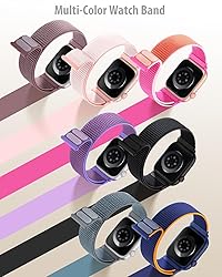 Nylon Loop Sport Band Compatible with Apple Watch