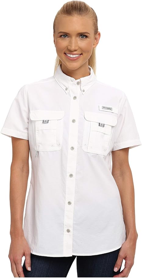 Amazon Columbia コロンビア レディースシャツ ボタンダウン Bahama S S Shirt White M 並行輸入品 アウトドア シャツ 通販