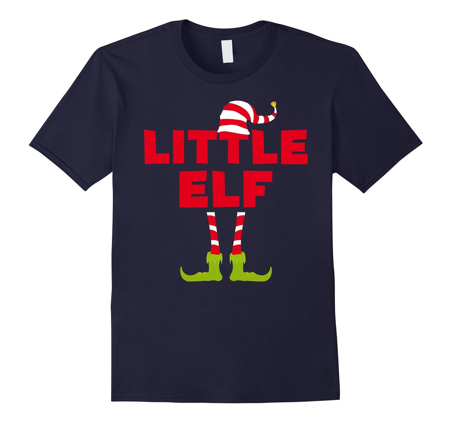 Little Elf Costume T-Shirt Funny Matching Christmas Shirt-ANZ